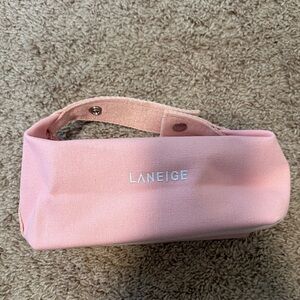 Laneige Pink Canvas Women's Make up Bag.New.